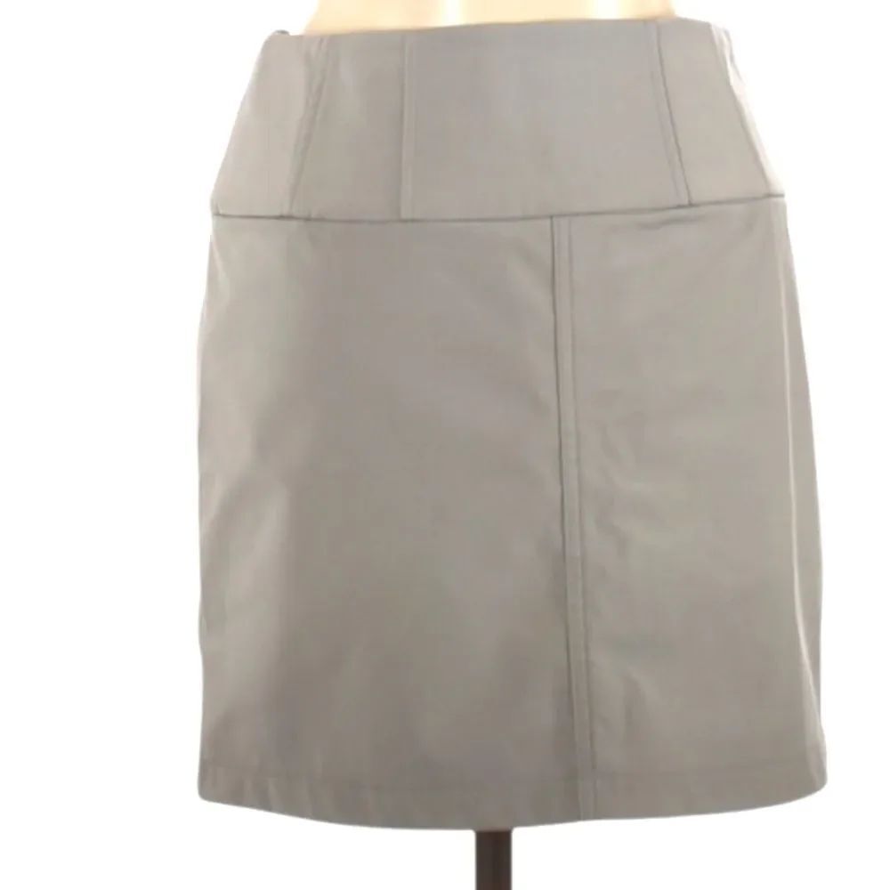 NWT ZARA Technical Water Repellent Midi Skirt M - Picture 3 of 10